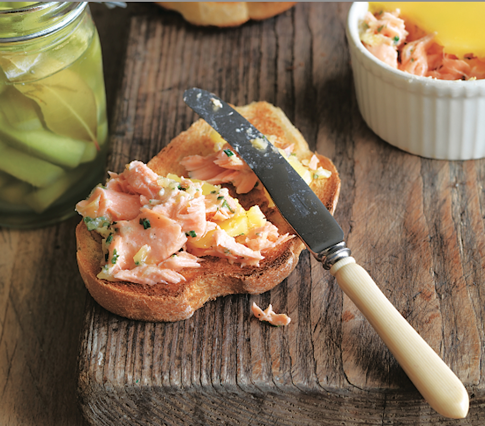 Potted Salmon With Pickled Cucumbers Food Republic