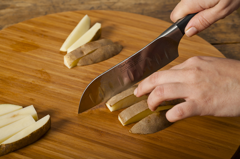 cut the slices into fries
