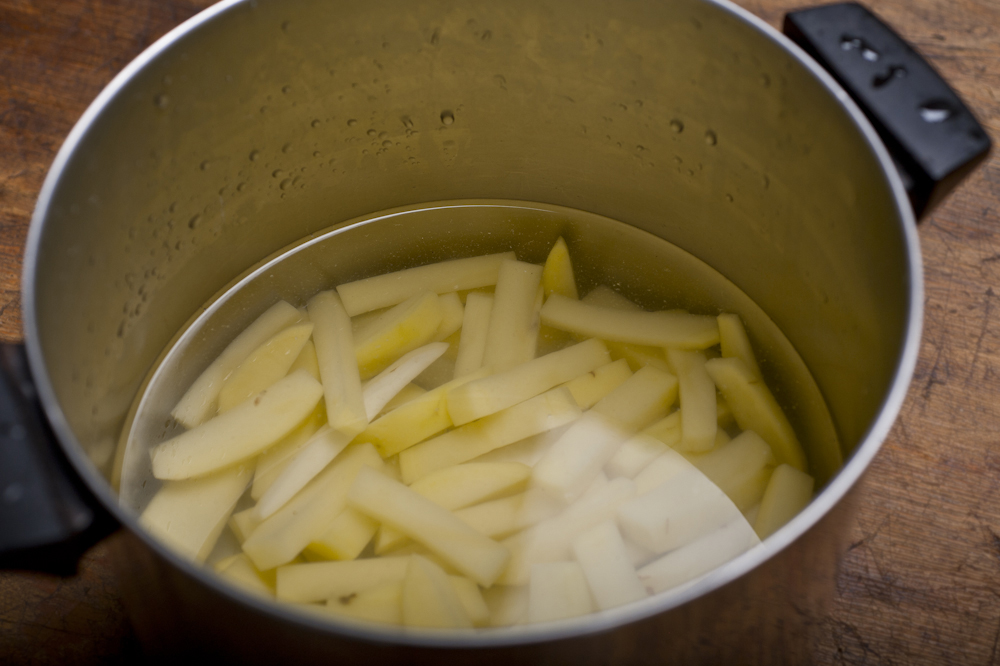 soak the fries