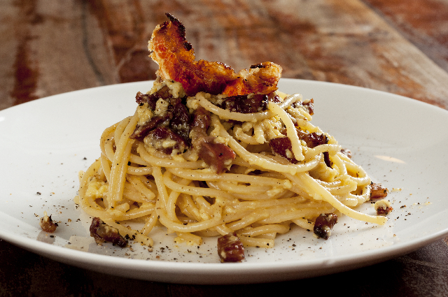 Roman Style Spaghetti Alla Carbonara Food Republic