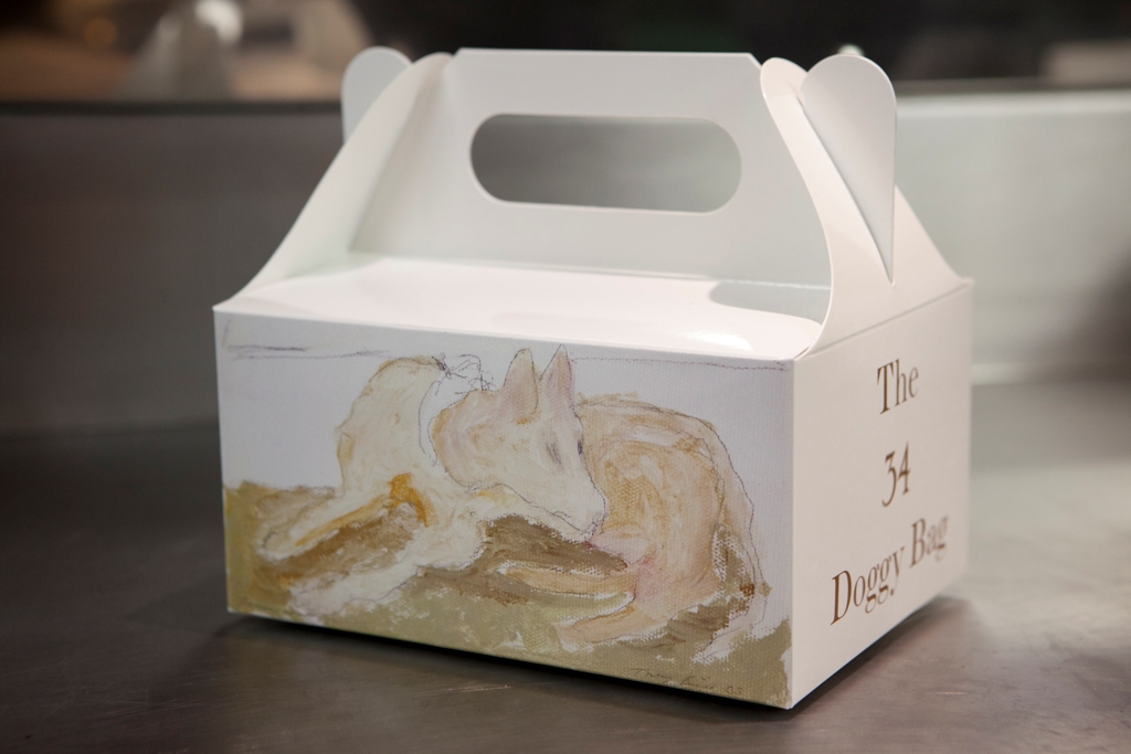 Tracey Emin “Doggy Bag” For London’s 34 RestaurantTracey Emin “Doggy Bag” For London’s 34 Restaurant