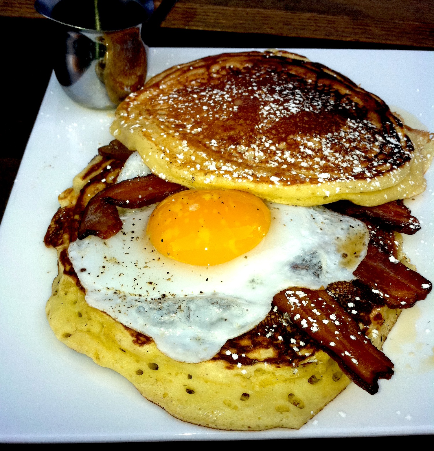 Momma Dobias' Pancake Sandwich Recipe Food Republic