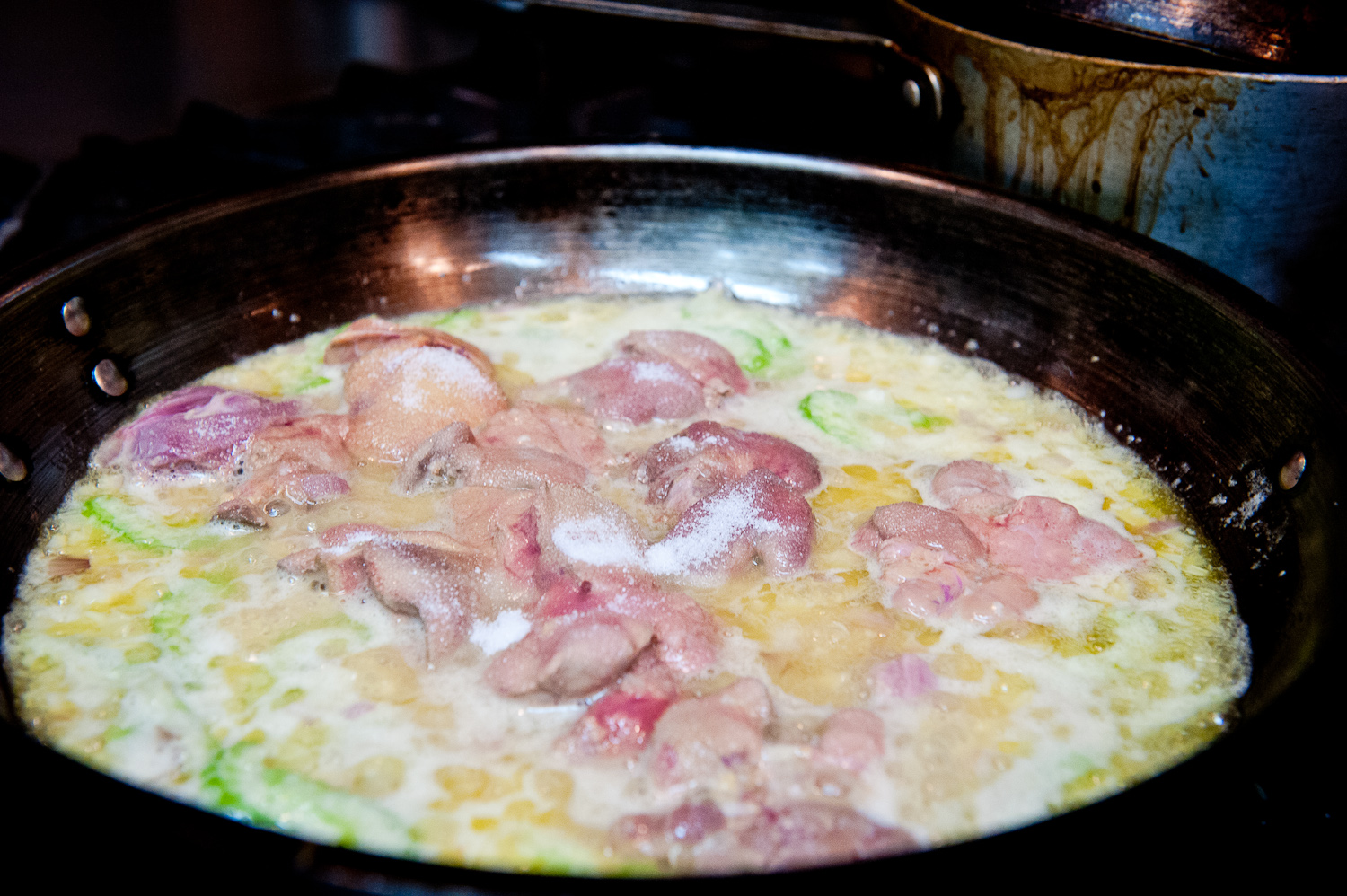add chicken liver