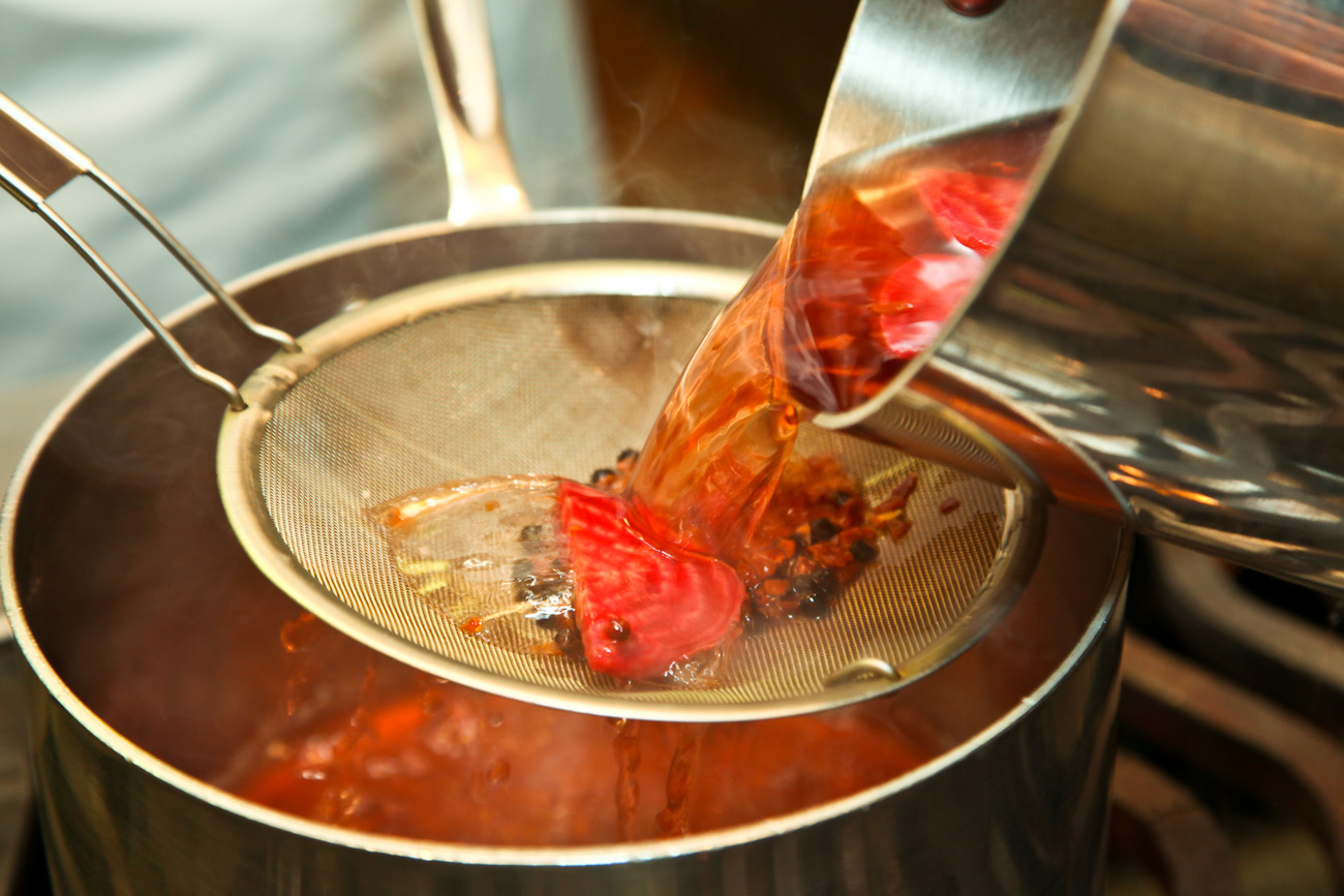 Strain the brine