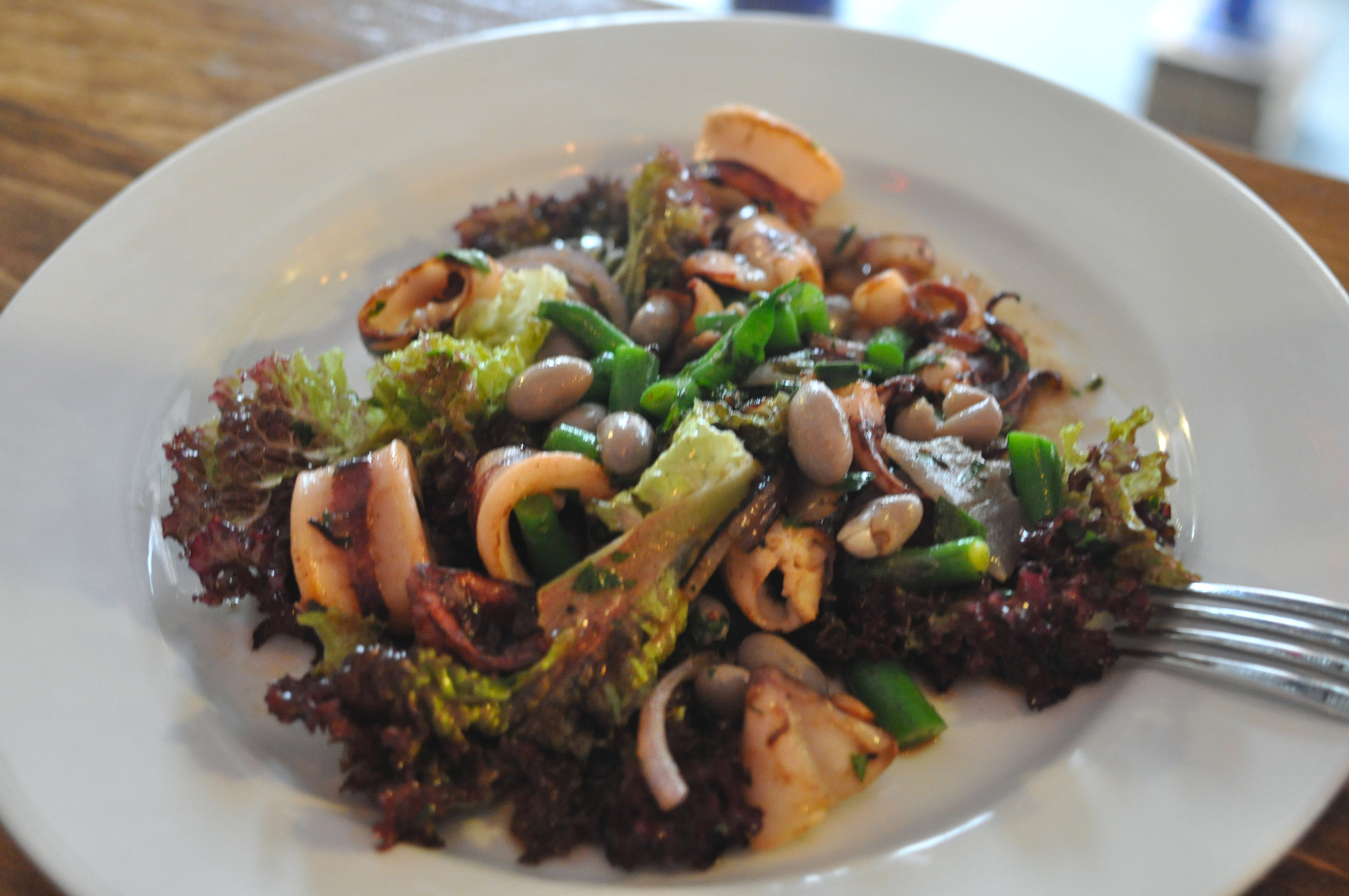 Sautéed Squid Salad With Salsa Verde Recipe - Food Republic
