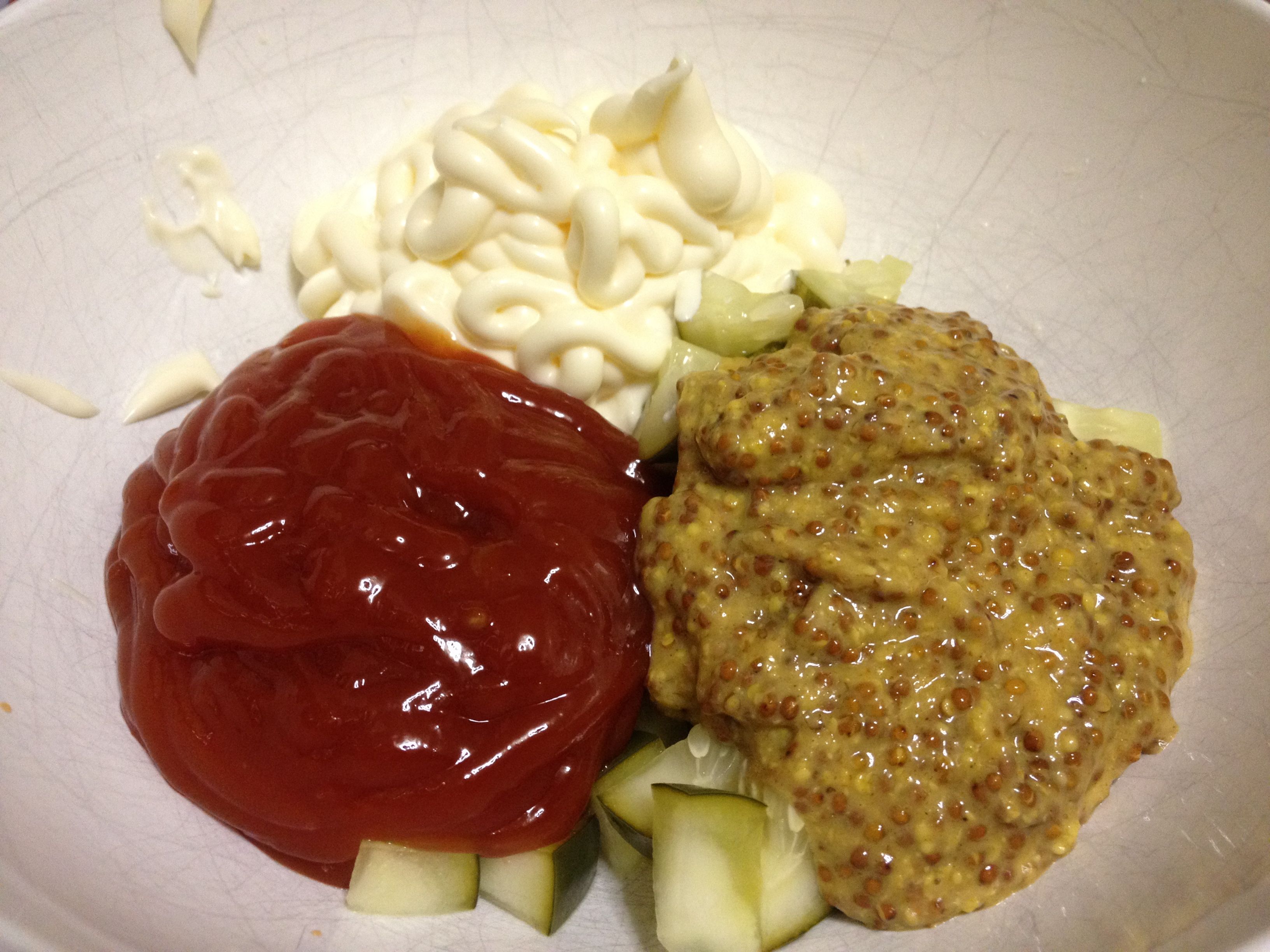 Add the condiments