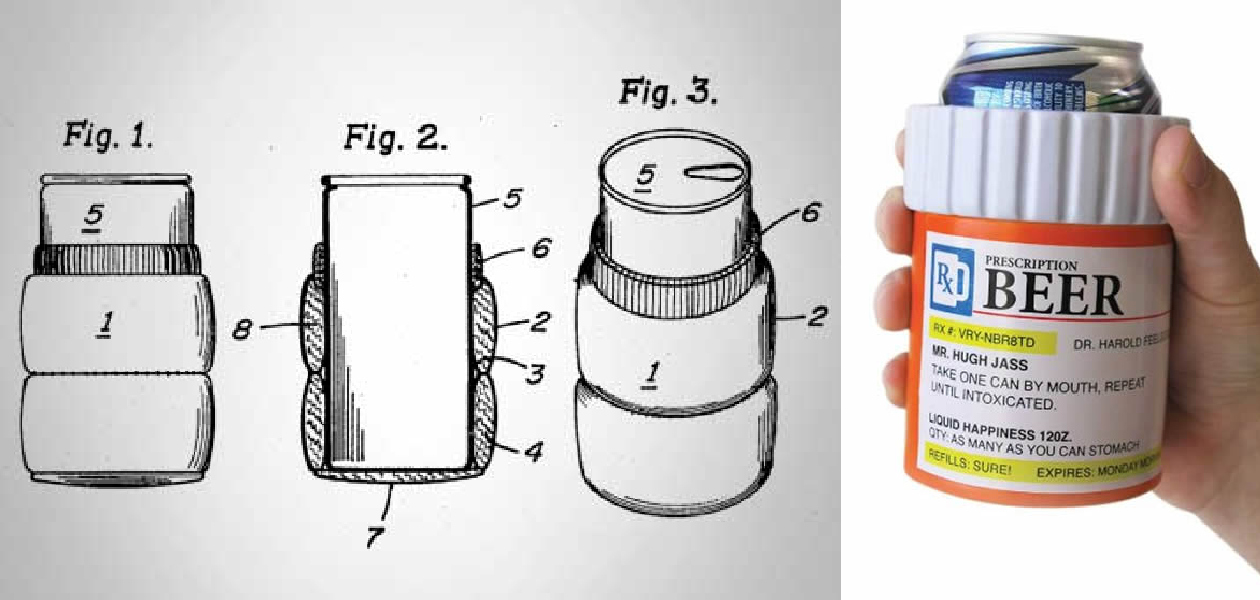 prescription bottle beer koozie
