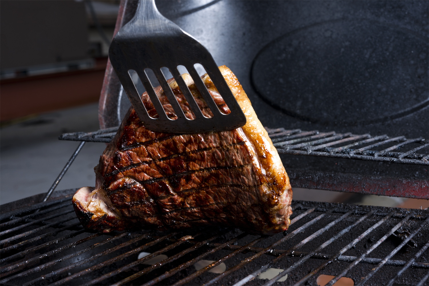 Finish cooking and remove from grill