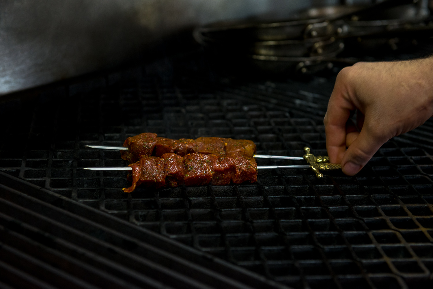 Grill the kebabs