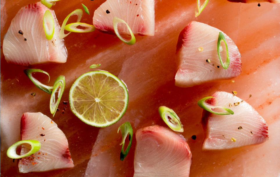 Fresh Fish! Salt and Pepper SemiCured Hamachi Sashimi Recipe Food