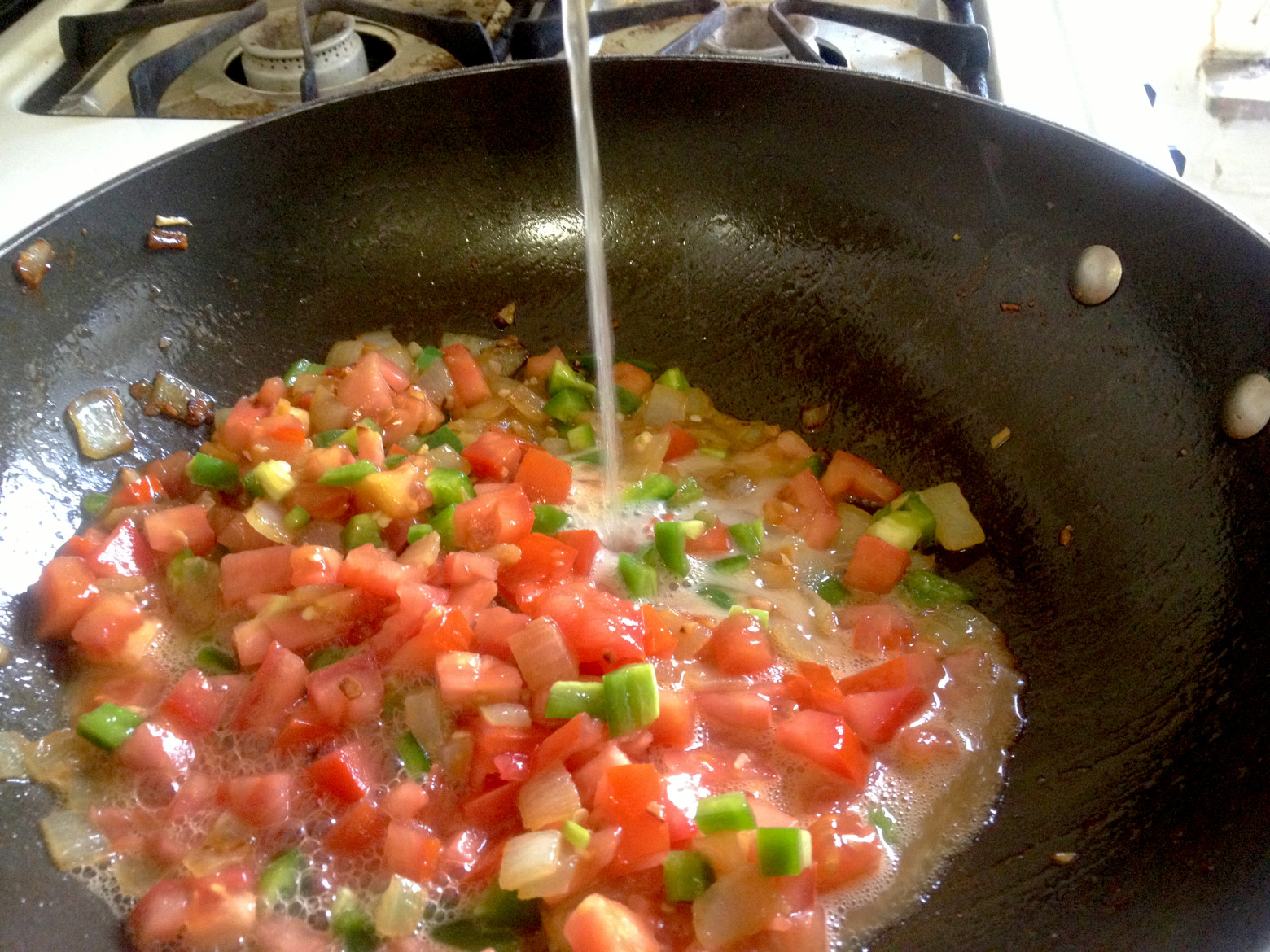 Add tomatoes and jalapeños Food Republic