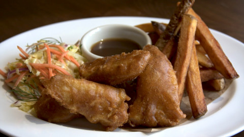fry fish for fish and chips