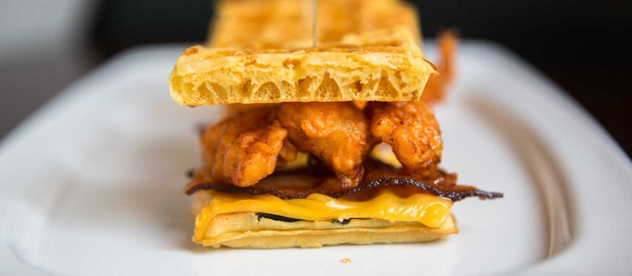 Dale Talde S Chicken And Waffle Sliders Recipe Food Republic