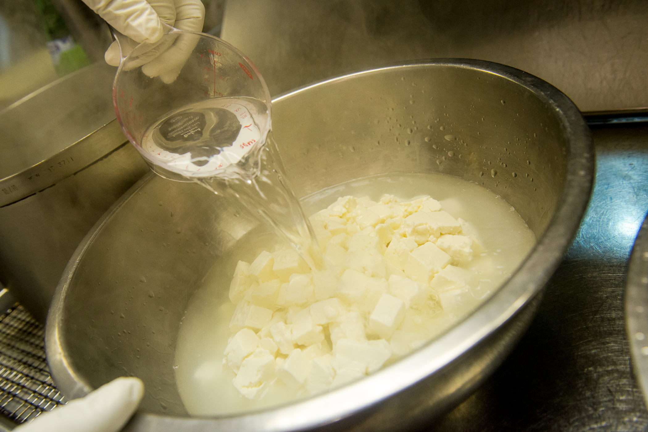 Heat the curd
