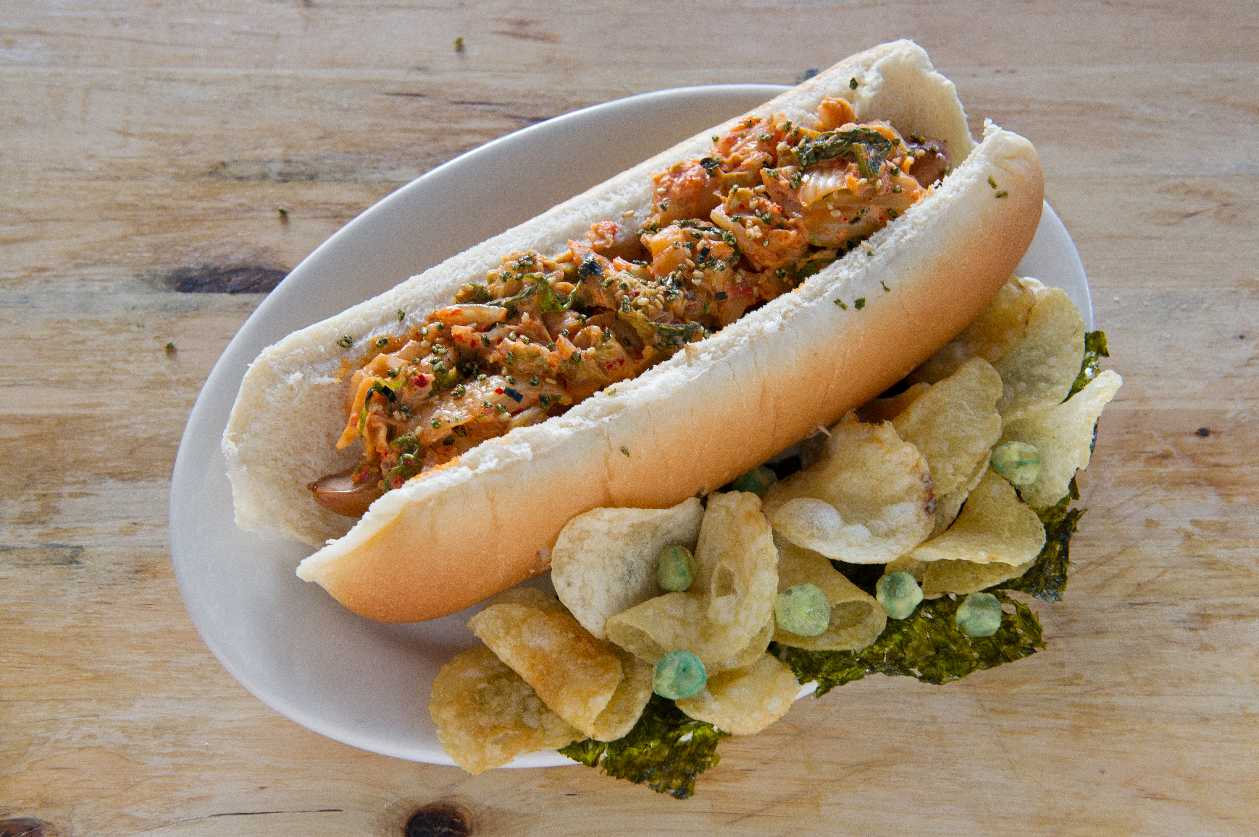 footlong kimchi dog photo