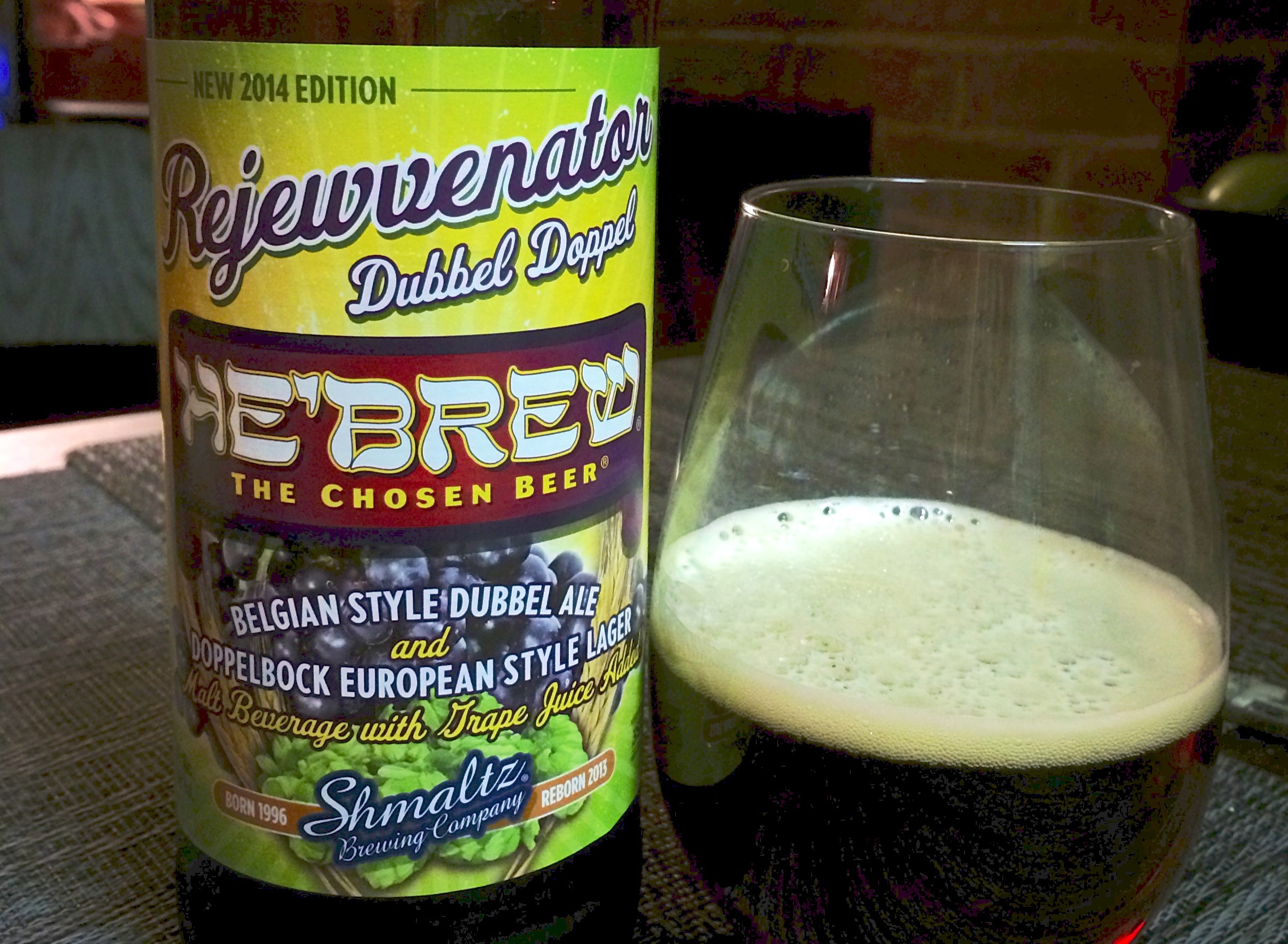 Passover Beer? Sampling Shmaltz Brewing's He'Brew Rejewvenator Food