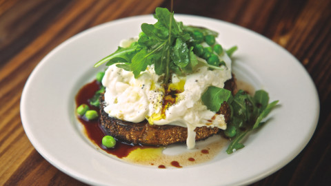 fettunta with burrata