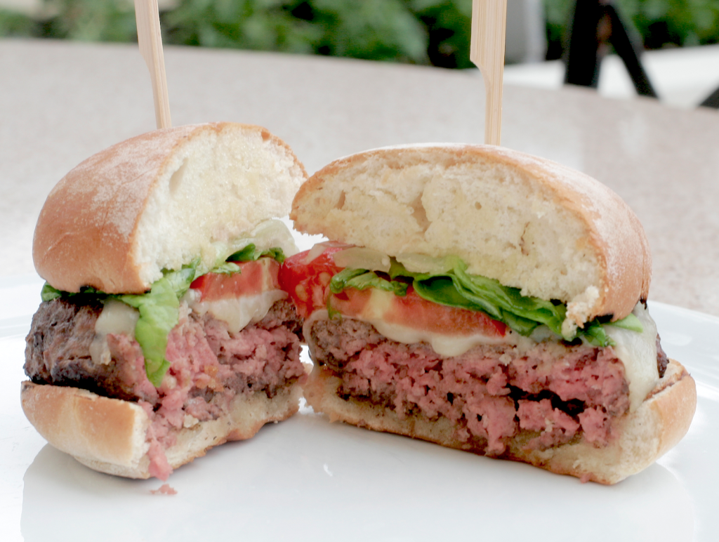 Grilled Creekstone Farms Black Angus Truffle Burger Recipe Food Republic
