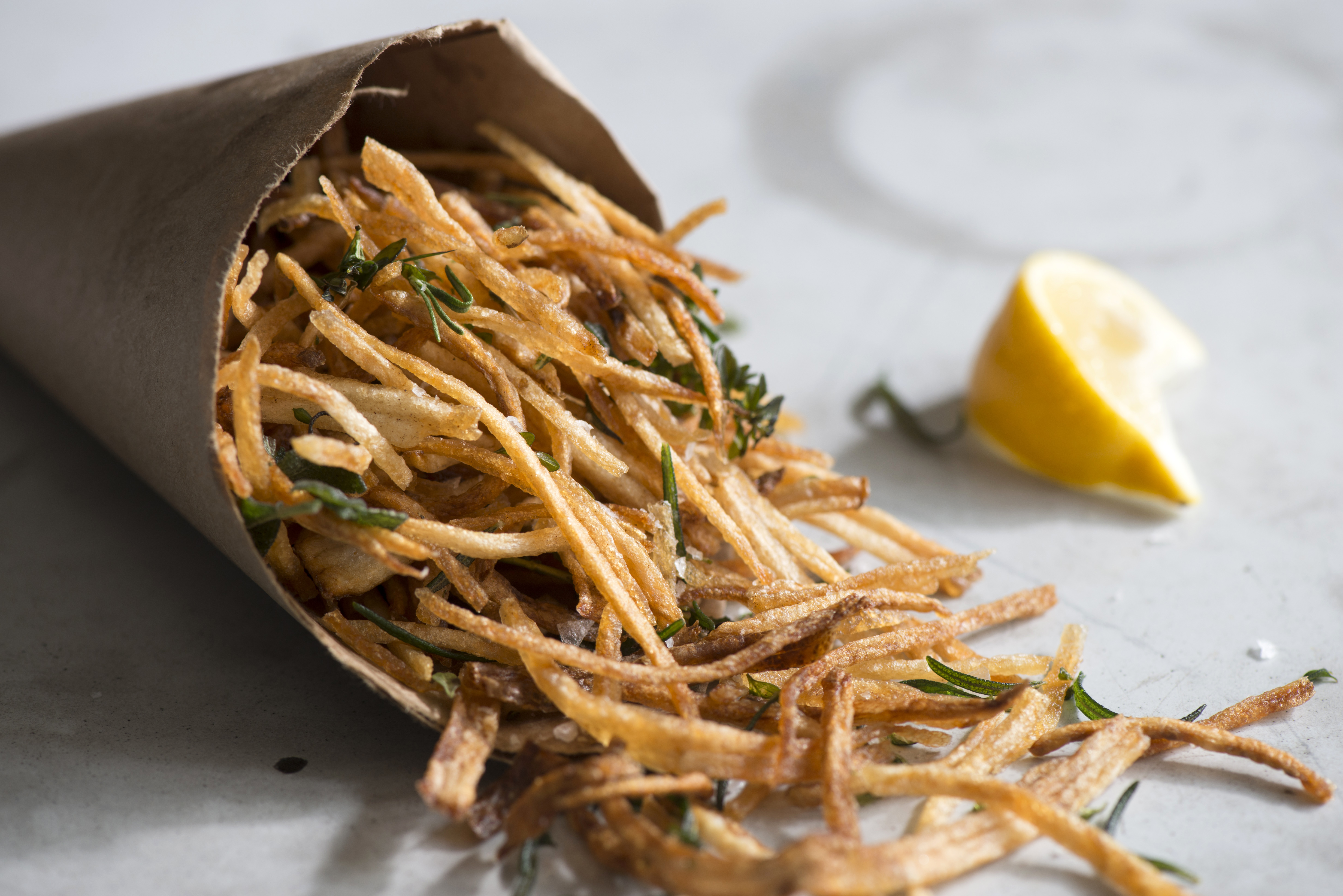 Crispianity crispy shoestring fries recipe food republic