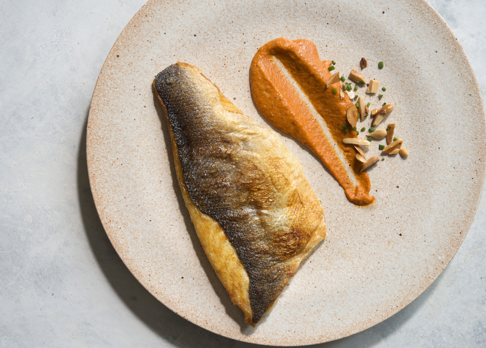 Crispianity Crispy Fish With Romesco Recipe Food Republic