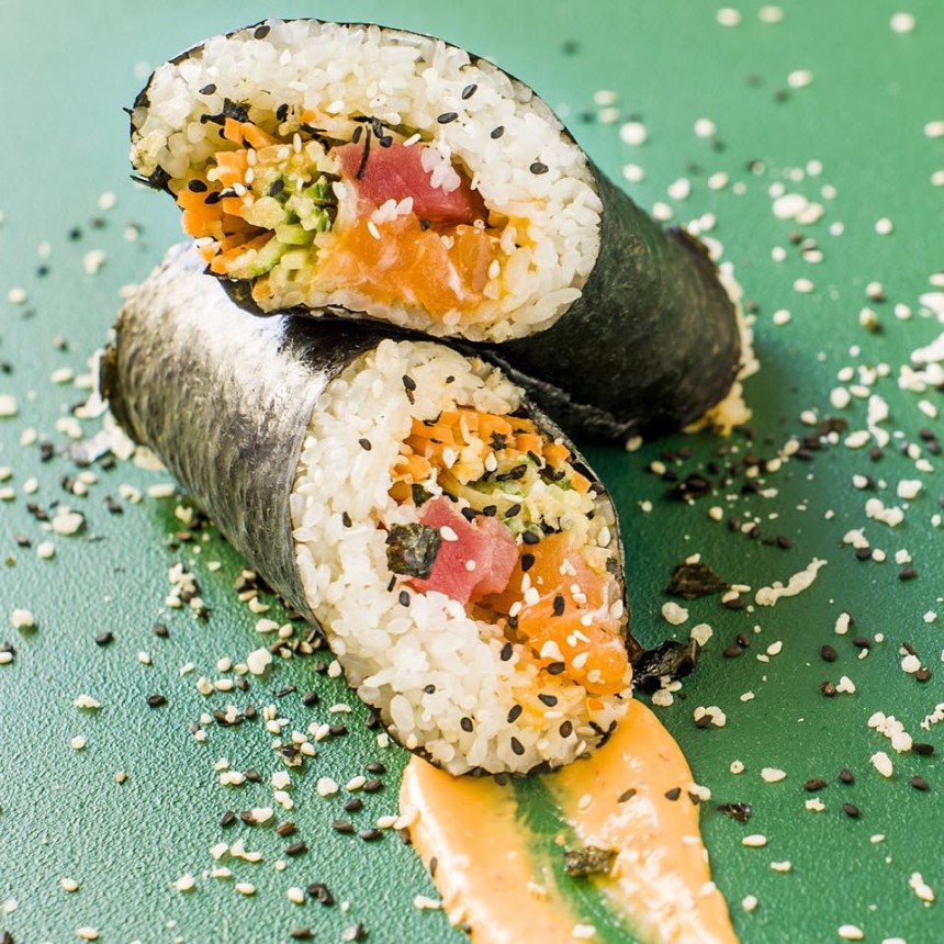 sushi burrito Food Republic