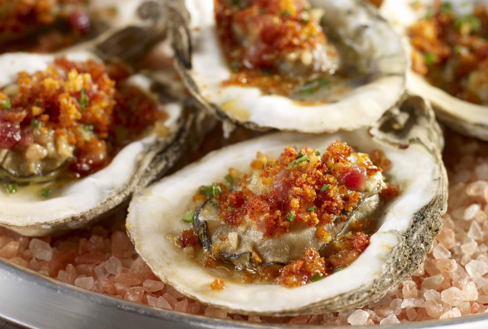 Chargrilled Gulf Oysters With BaconAnchovy Butter Food Republic
