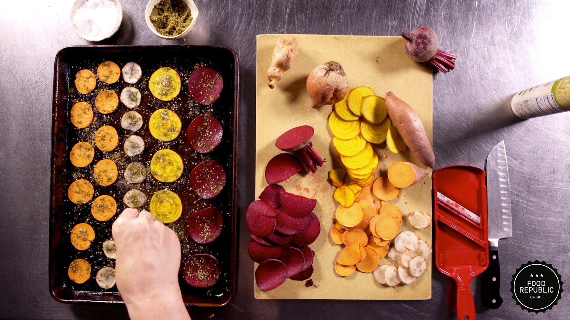 OvenRoasted Za’atar Vegetable Chips Recipe Food Republic