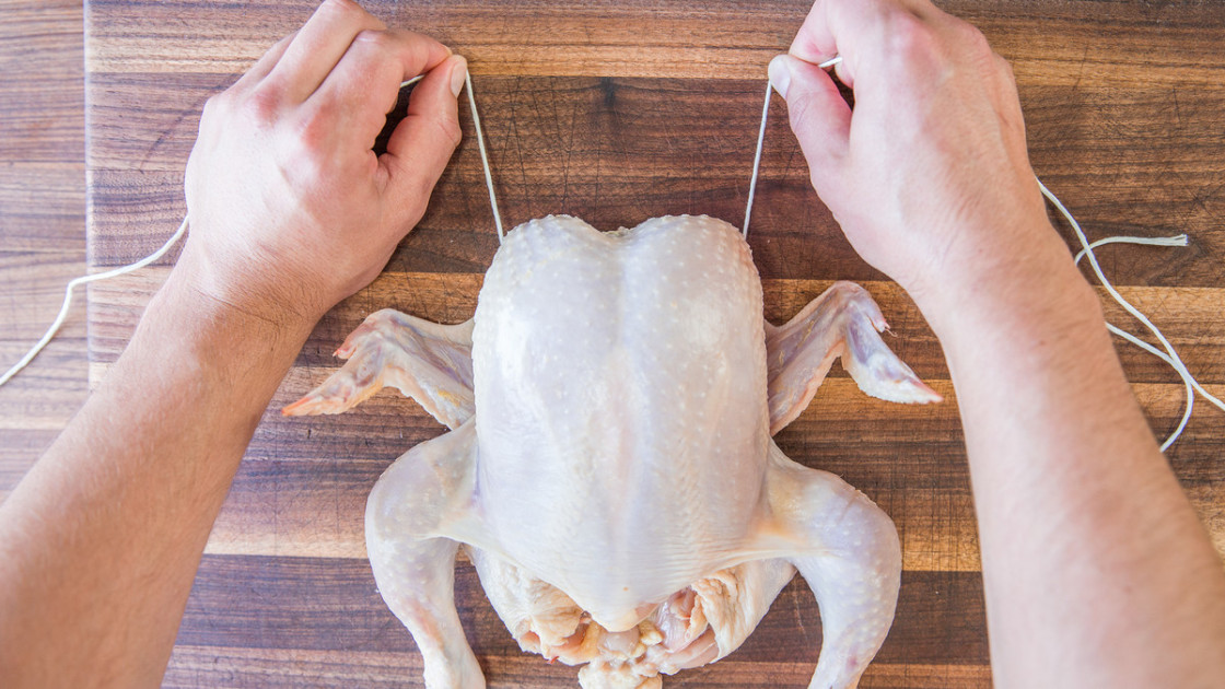 How To Properly Truss A Chicken Food Republic