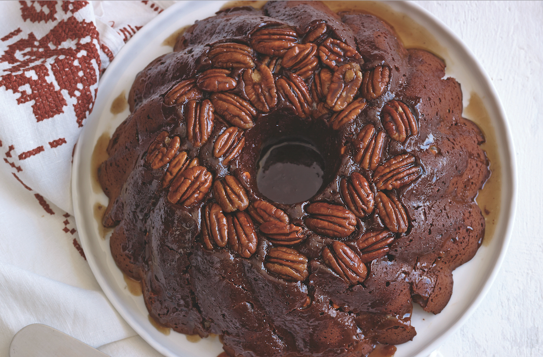 Chocolate Caramel Pecan Bundt Cake Food Republic