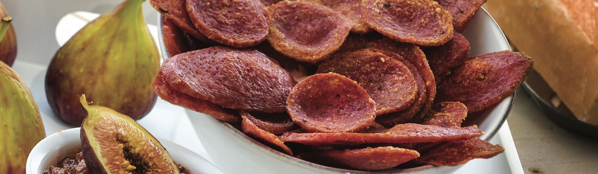 Salty, Crunchy Goodness How To Make Salami Chips Food Republic
