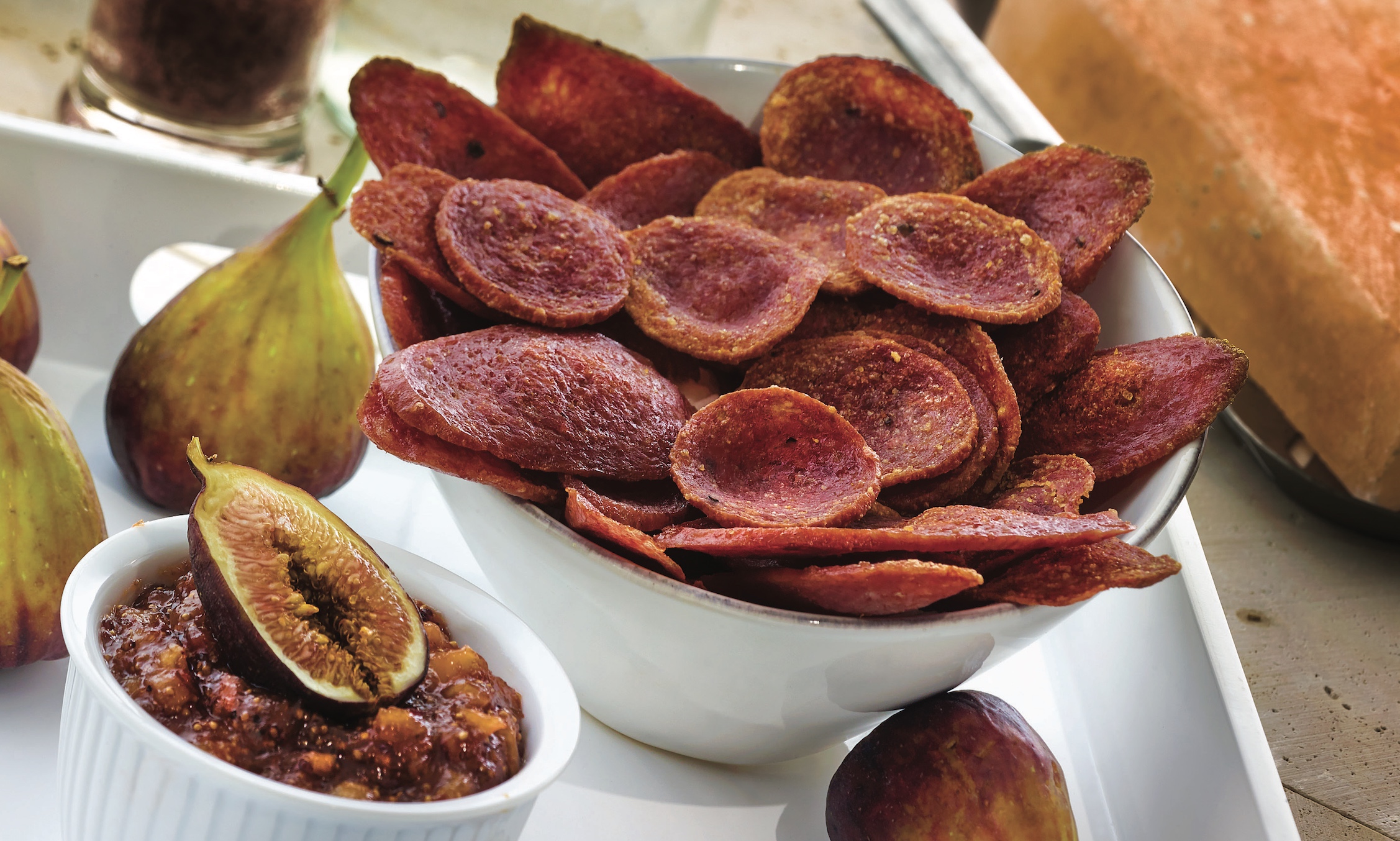 Salty, Crunchy Goodness How To Make Salami Chips Food Republic
