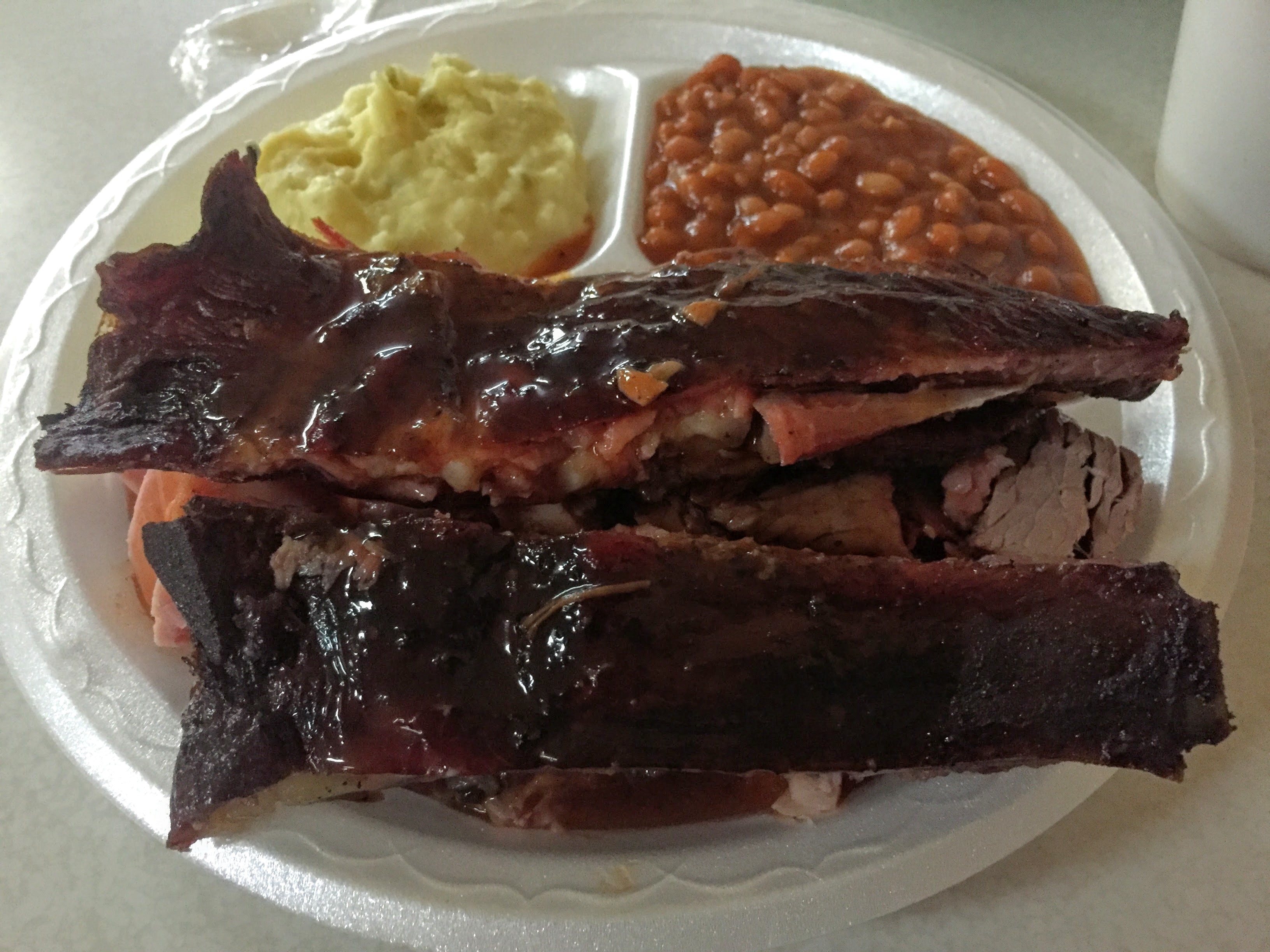 Grayson's Barbecue Mixed Plate Wallace Levy Food Republic