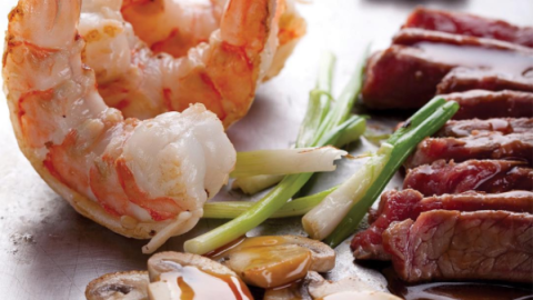 chef tricks at benihana video