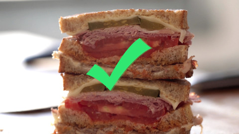 making a sandwich video