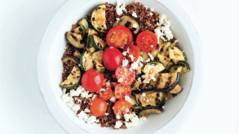 Red Quinoa Ratatouille