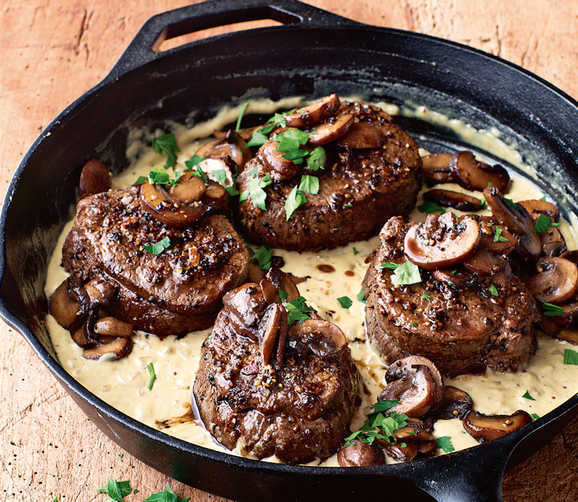 Ina Garten S Filet Mignon With Mustard And Mushrooms