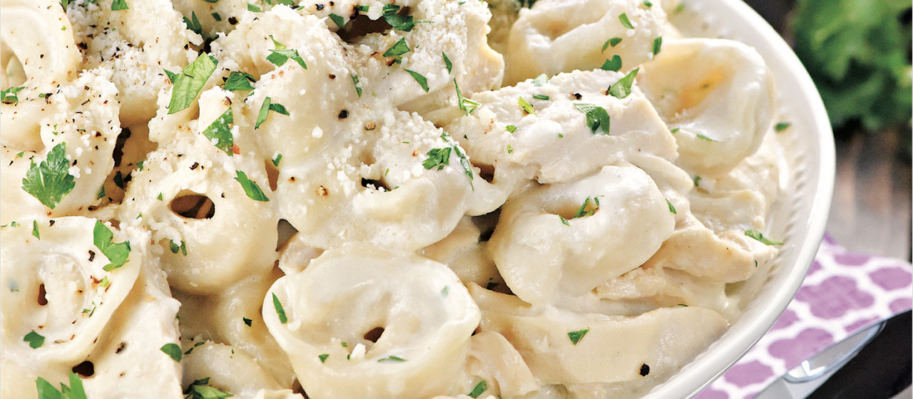 Chicken Alfredo Tortellini, A Comfort Food Classic: