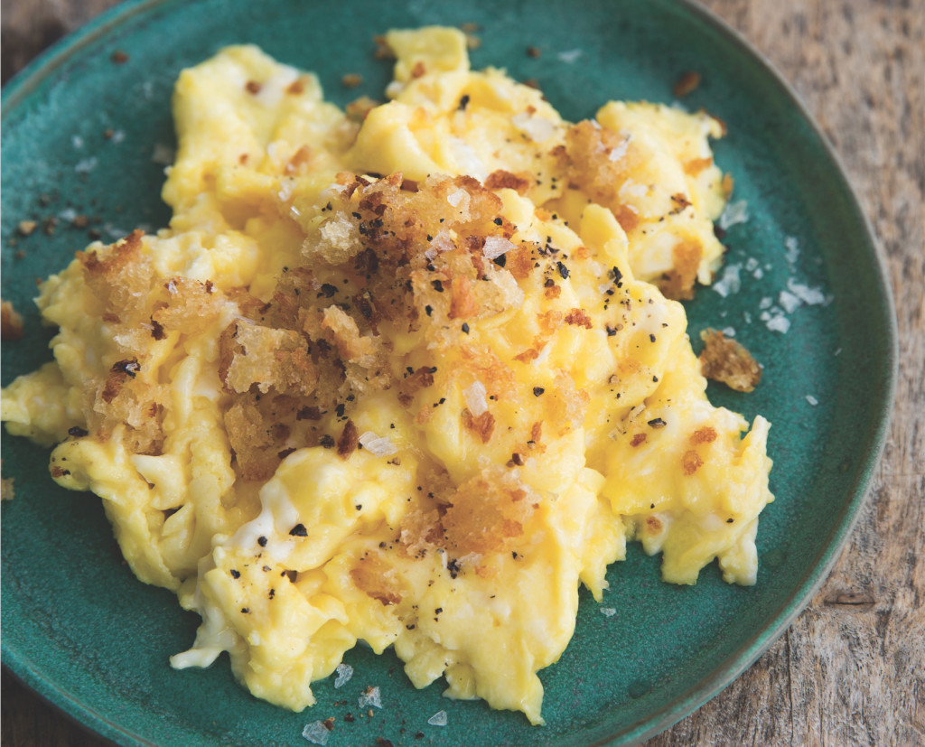 Scrambled Eggs With Bread Crumbs, Breakfast Of Champions