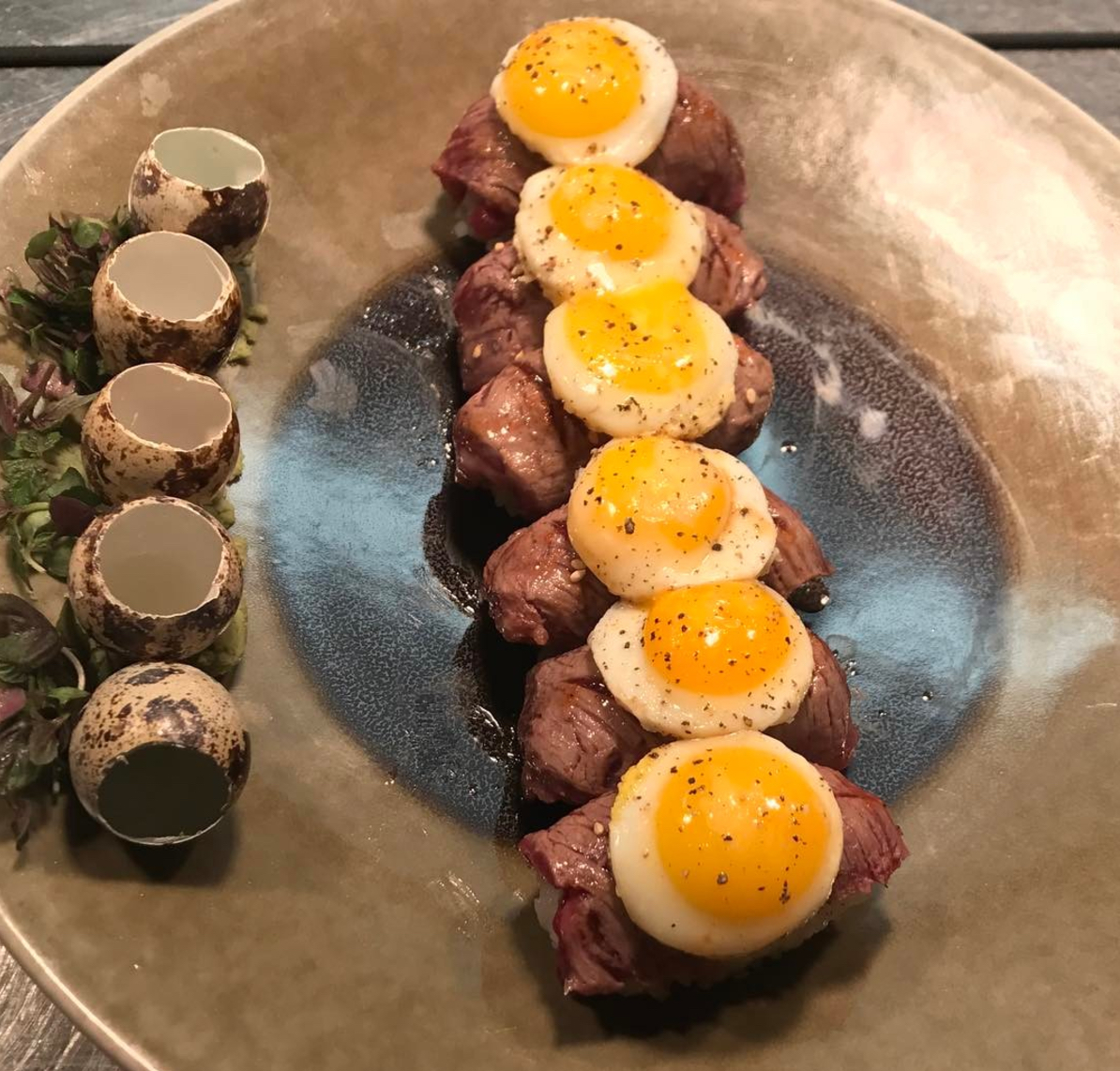 Steak And Egg Breakfast Sushi Is Asian Fusion At Its Finest