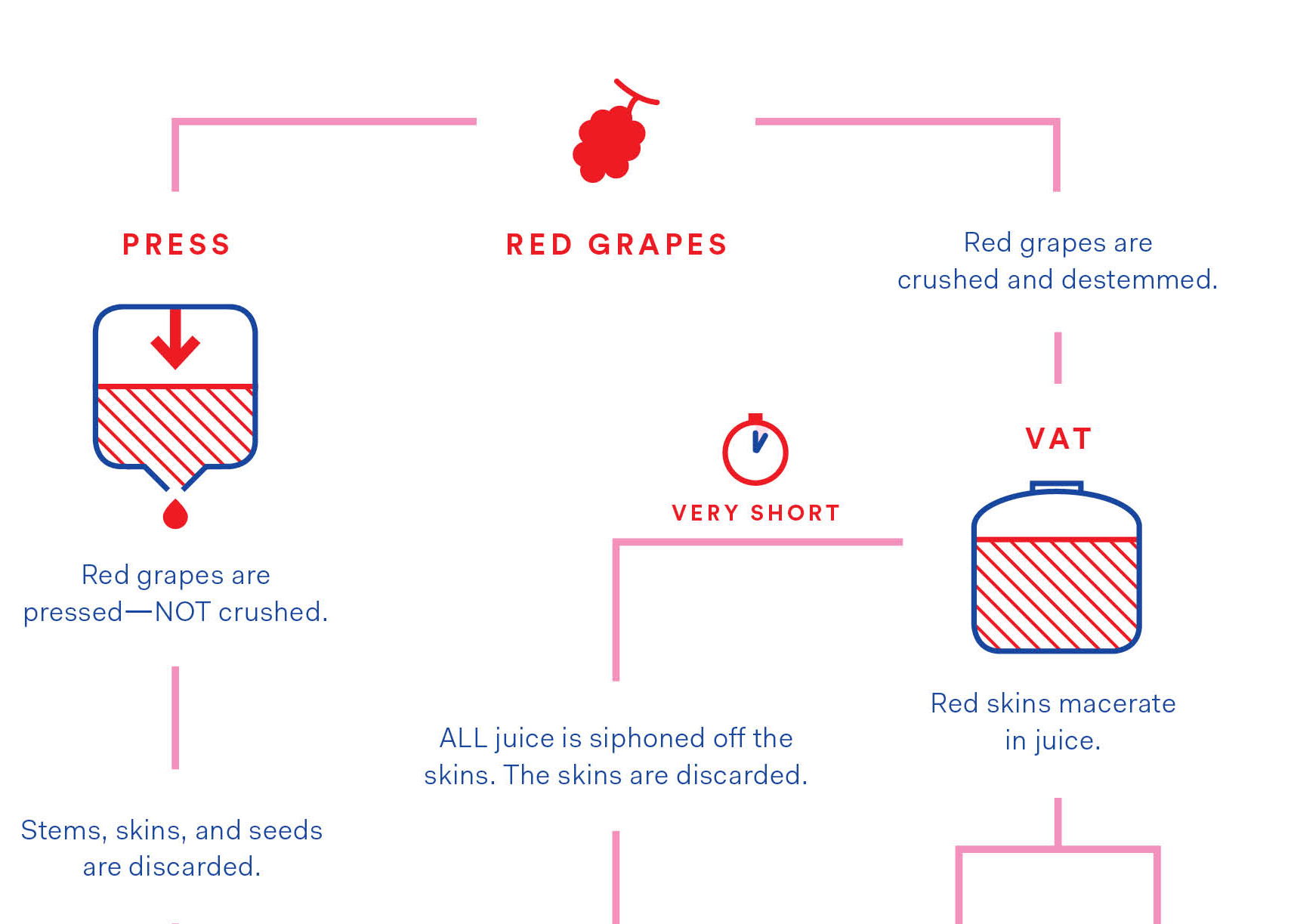 Most Rosé Is Made From Red Grapes. Here's A Handy Chart!