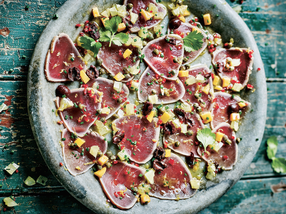 Tuna Carpaccio With Capers, A Simply Spanish First Course