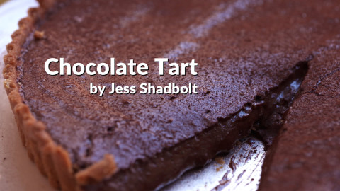 chocolate tart from King in NYC photo