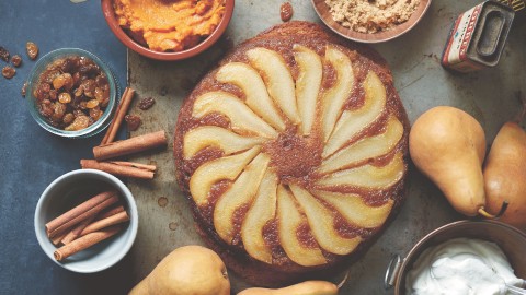 pumpkin upside-down cake