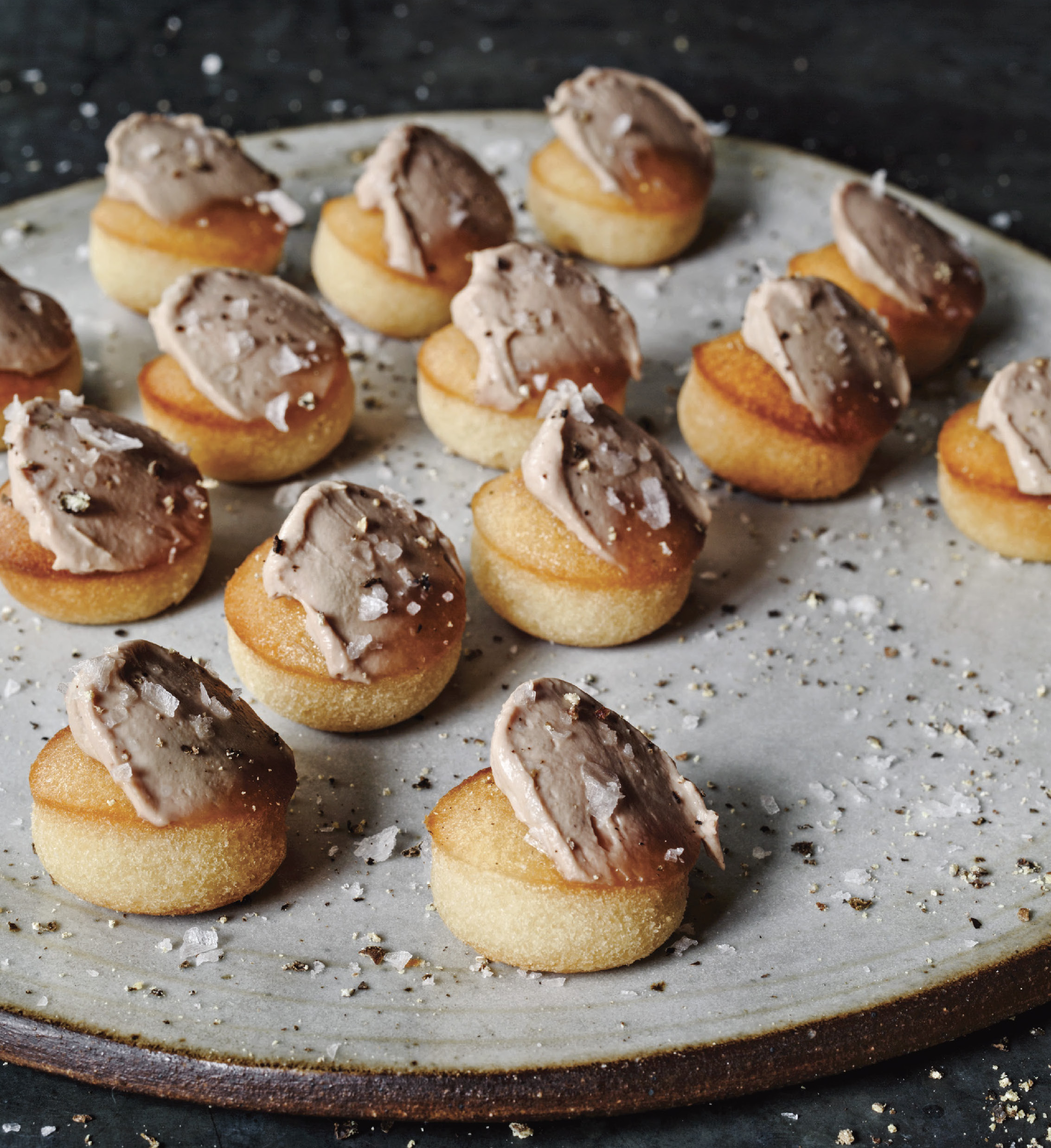 Duck Liver Mousse With Warm Duck Fat Financiers