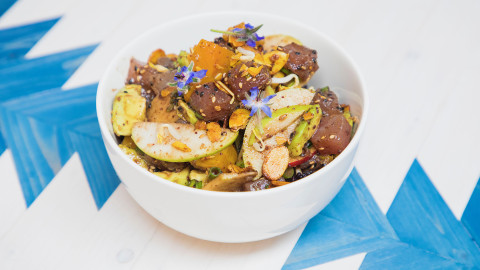 The Blue Madonna poke bowl sweetfin BØRNS