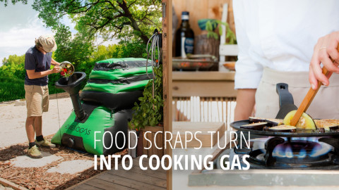 home biogas converter