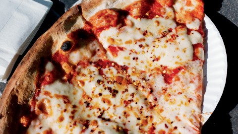 New York slice pizza