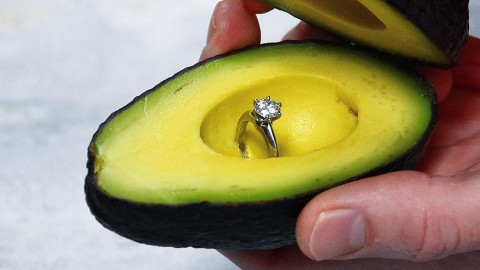 proposing with avocado