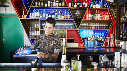 Alex Negranza Houston drinking