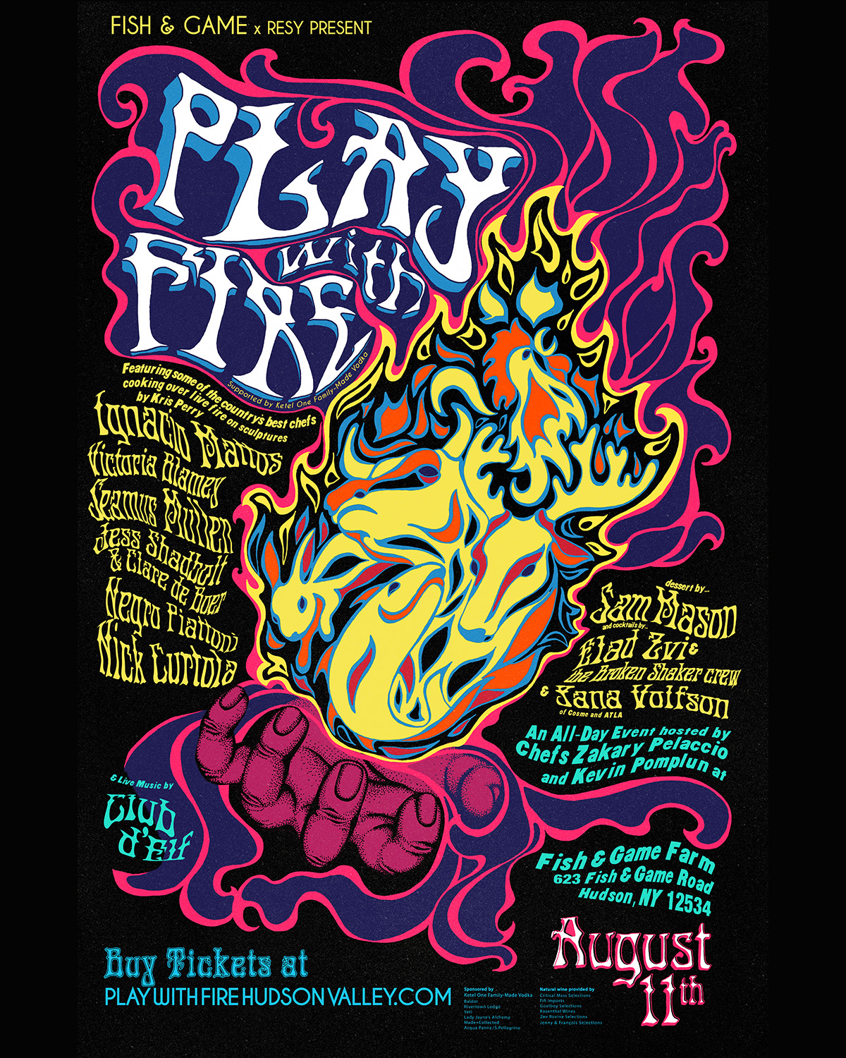 Chef Zak Pelaccio To Host Play With Fire In Hudson Valley